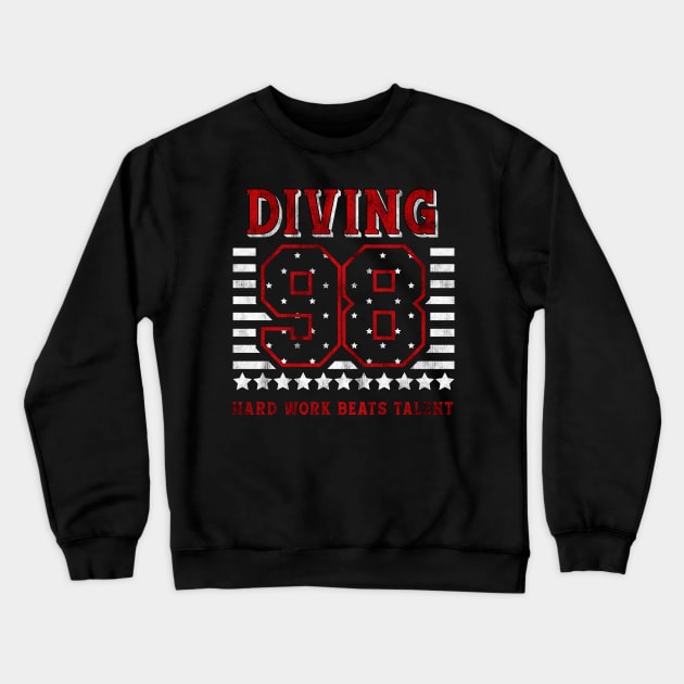 Diving Crewneck Sweatshirt by Delix_shop